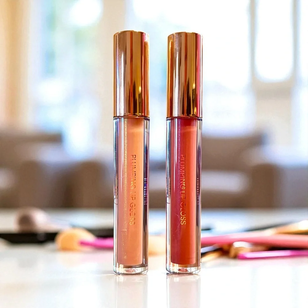 💎 BFY Cosmetics x2 Plumping Shimmer Lip Gloss Full-Size New